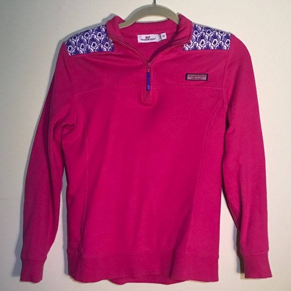 RARE Pink Navy Printed Vineyard Vines Shep Shirt - Picture 1 of 5